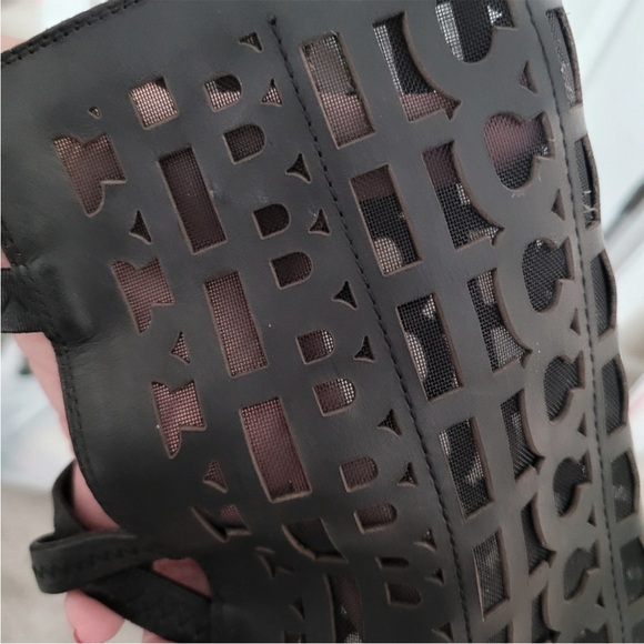 Jeffrey Campbell Boots B*tch Laser Cut Leather Heeled Boots - Picture 5 of 14